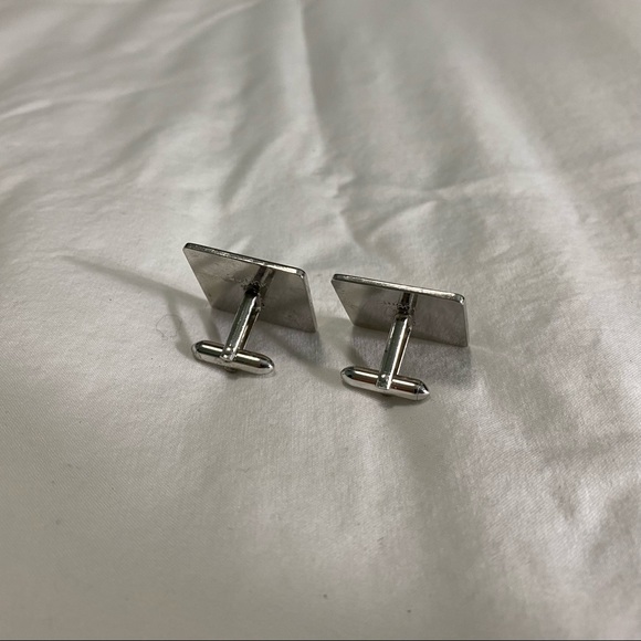 Swank Pink Horse Mid Century Cuff Links & Tie Clip Set - Picture 6 of 8